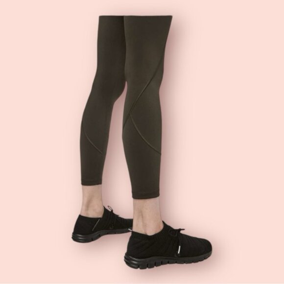 Lululemon In Movement 7/8 Tight *Everlux 25" Dark Olive leggings size 8 - Picture 3 of 8